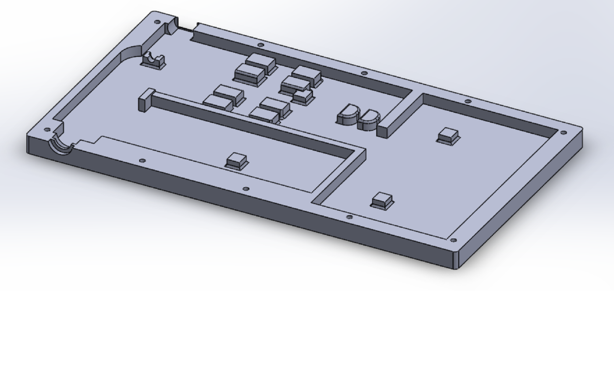 a 3d model of a touchscreen case seen from the inside.